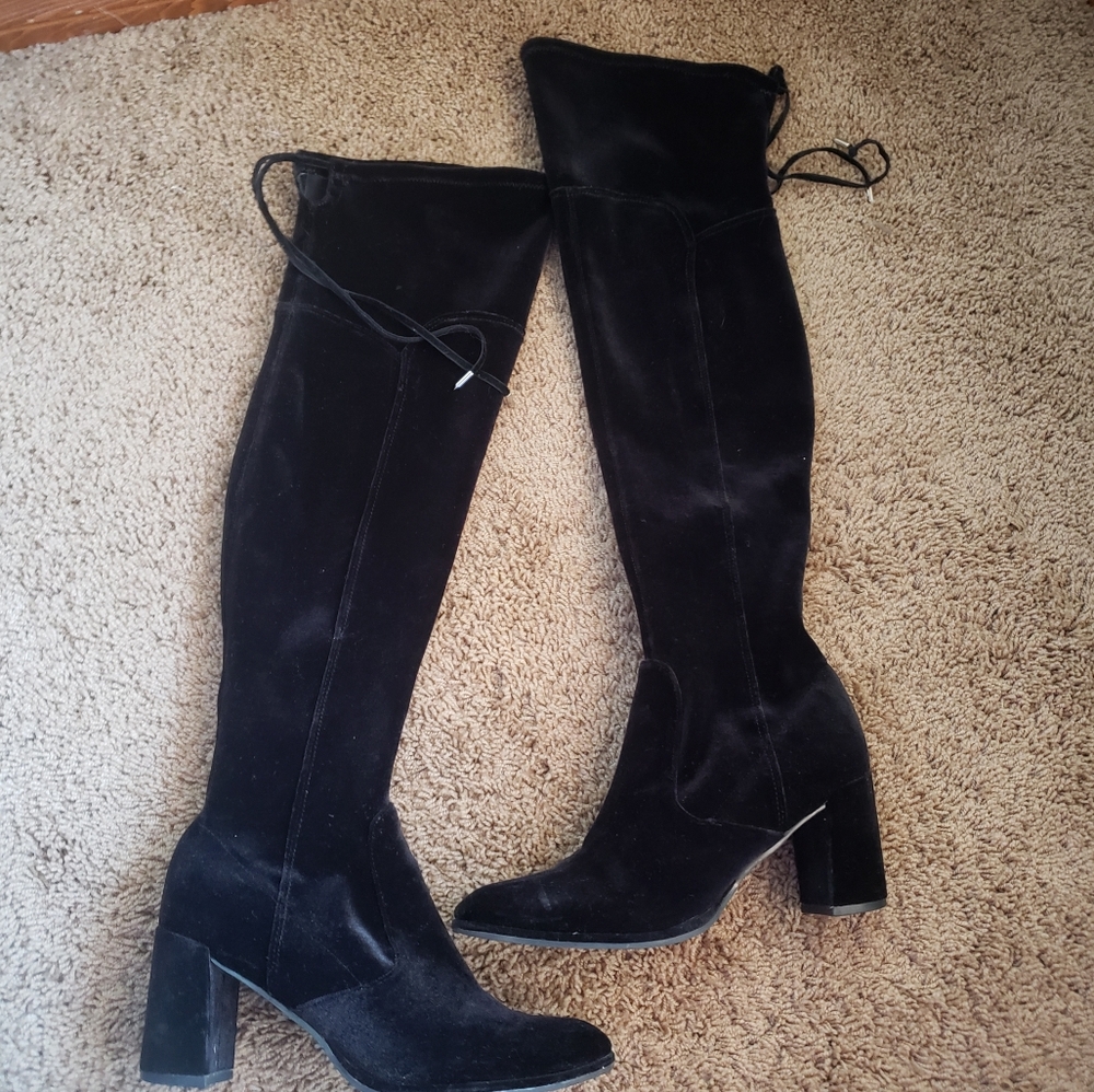 Marc Fisher Locket OTK Velvet Boots